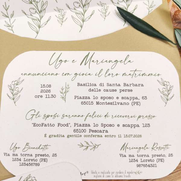 inviti carta piantabile